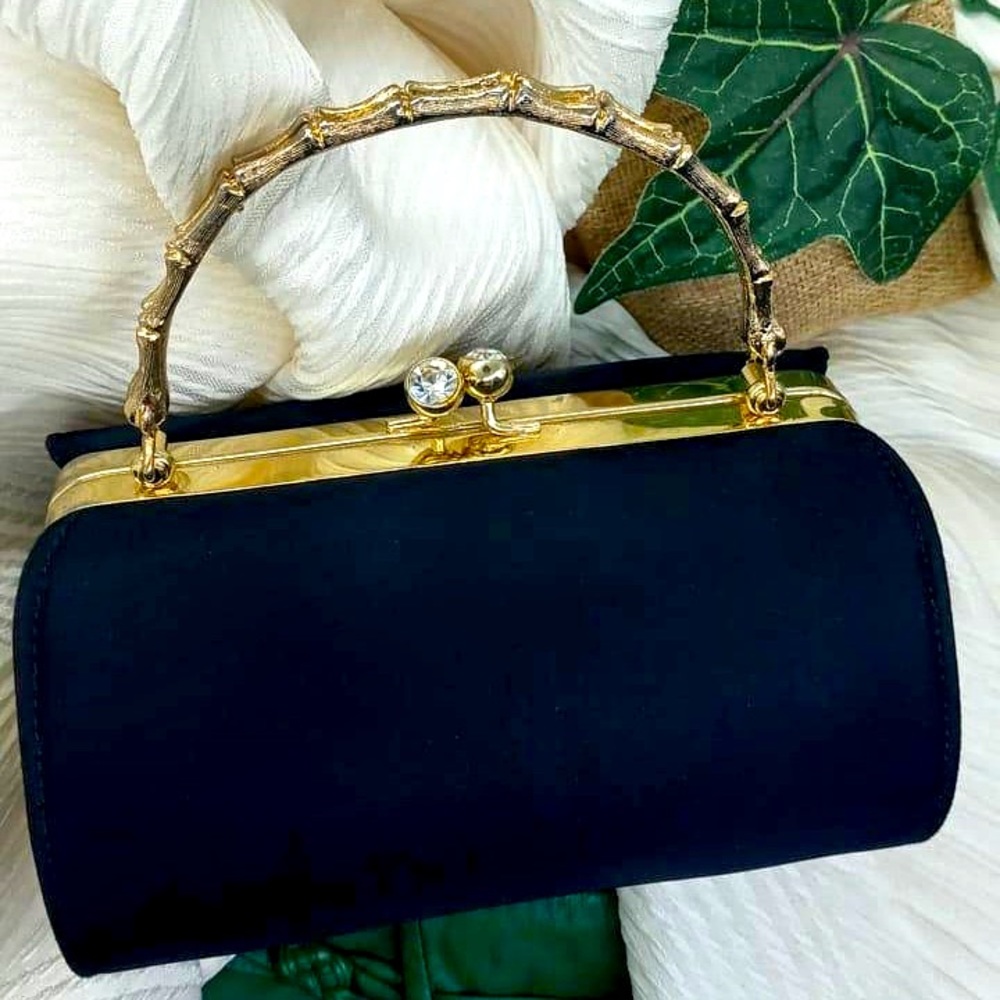 Vintage Cylinder Evening Bag